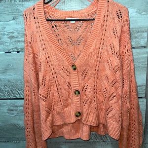 American Eagle Cropped Knit Sweater